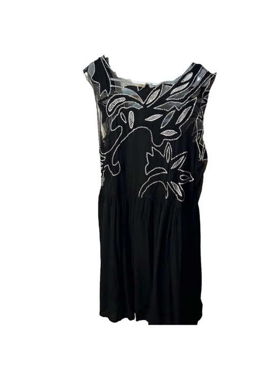 ASOS Dresses & Skirts - ASOS Women’s Size 14 Whimsy Goth Black Embroidered Dress – NWT